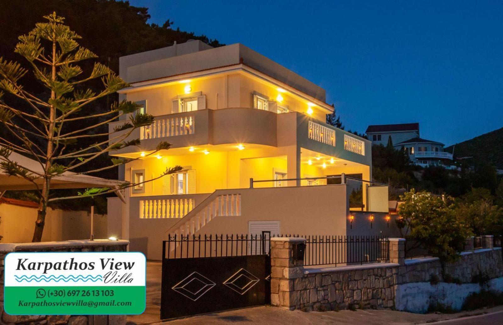 Karpathos View Villa Voládha Exterior foto